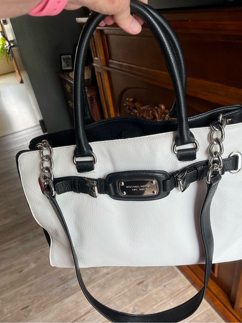 Michael Kors Hamilton Color Block Satchel